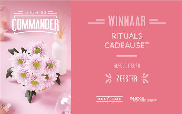 Commander Pink actie: twee winnaars in vierde en laatste ronde!